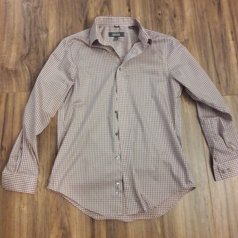 KENNETH COLE REACTION Men's Check Dress Shirt